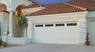 white Hurricane Proof Garage Doors