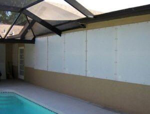 hurricane fabric protects windows