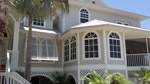 bahama shutters on house in fort myers beach