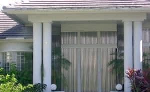 hurricane shutters fort myers aluminum storm shutters on home in fort myers