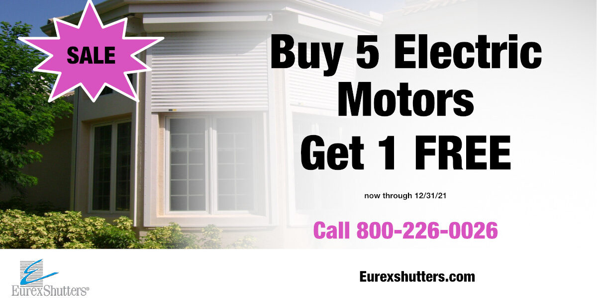 eurex shutters Hurricane Shutter Electric Motor Sale