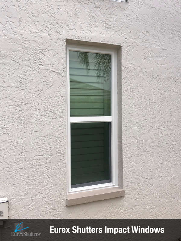 hurricane window on home