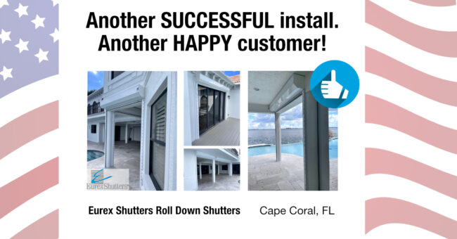 bahama-shutters-install-fort-myers roll down shutter install project cape coral fl