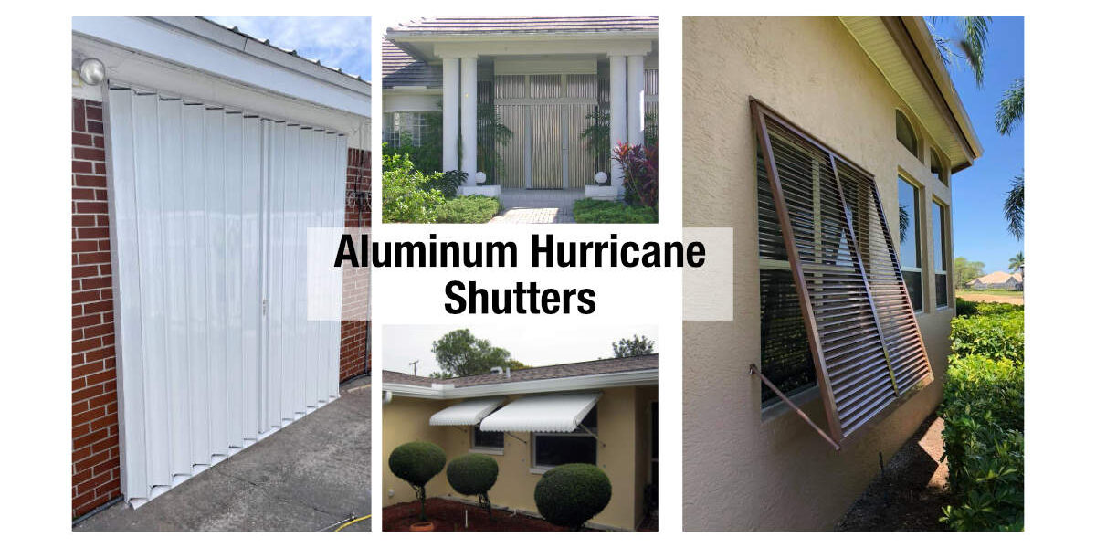 aluminum hurricane shutters