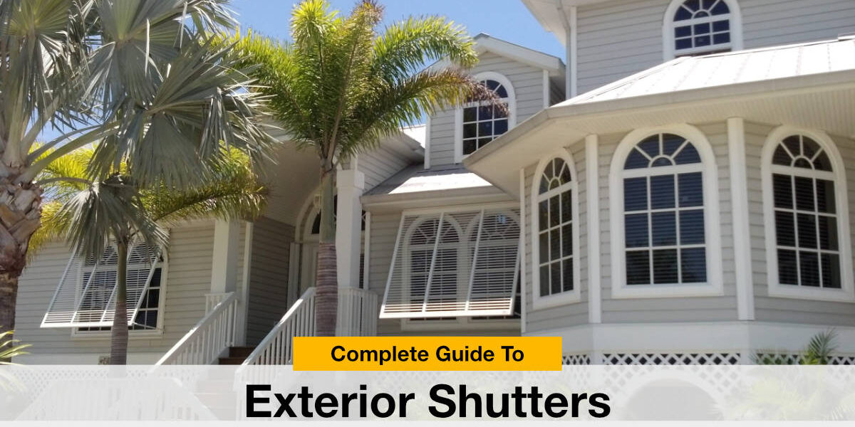 shutters on exterior of a home in florida
