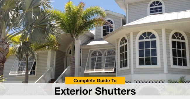 exterior-shutters shutters on exterior of a home in florida
