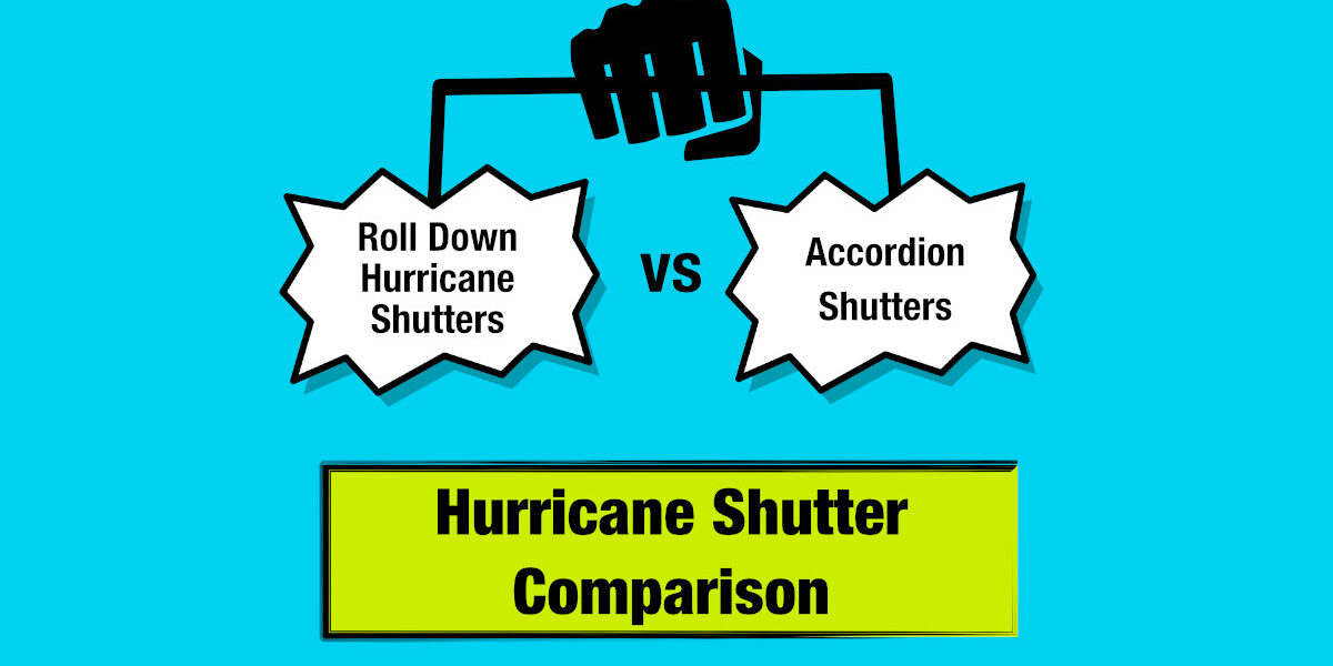 roll down shutters vs accordion shutters comparison