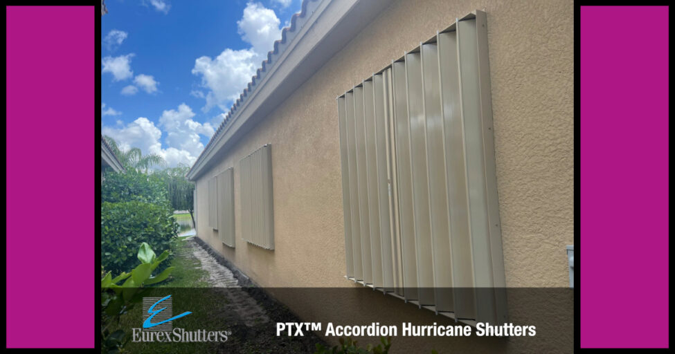 fort-myers-accordion-shutter-project Eurex Shutters PTX accordion shutters on home in fort myers