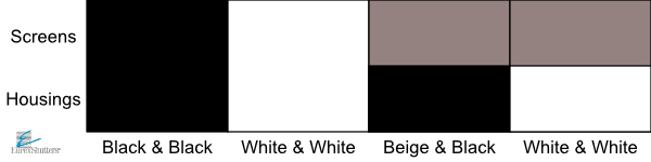 Hurricane screen colors