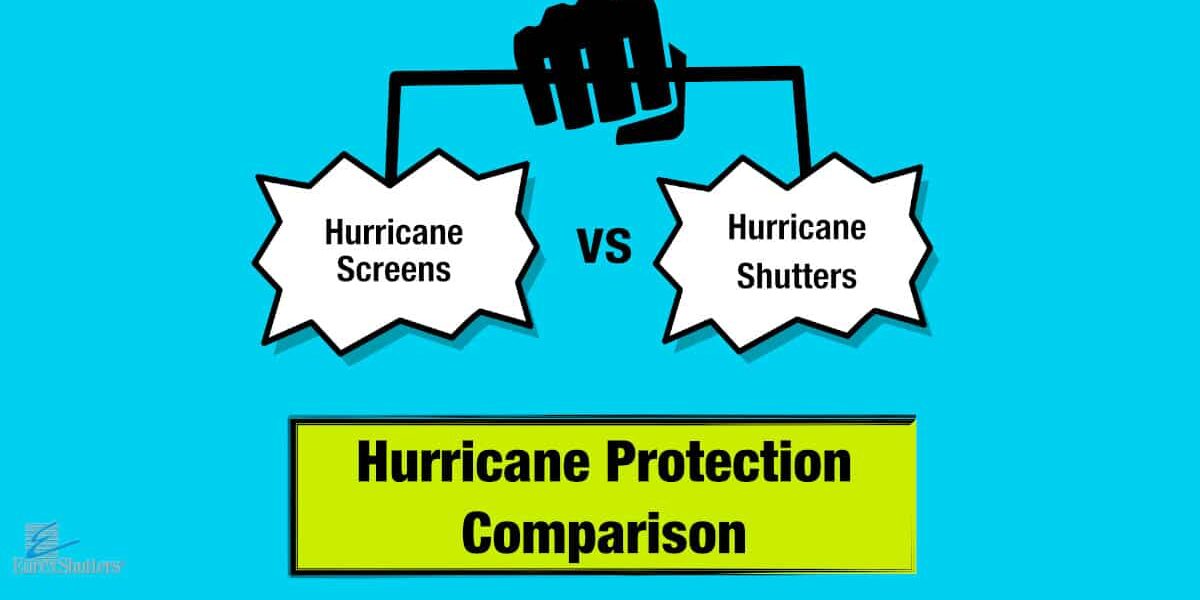 Hurricane Screens vs Hurricane Shutters