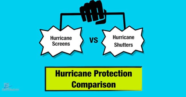 comparison articles featured images 2 Hurricane Screens vs Hurricane Shutters