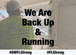 we are up and running