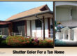 Shutter color for tan house