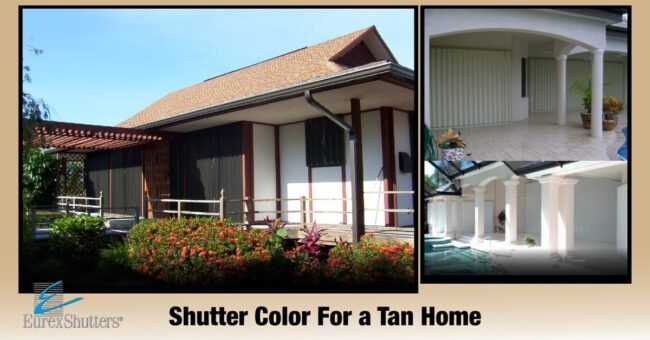 Shutter color for tan house