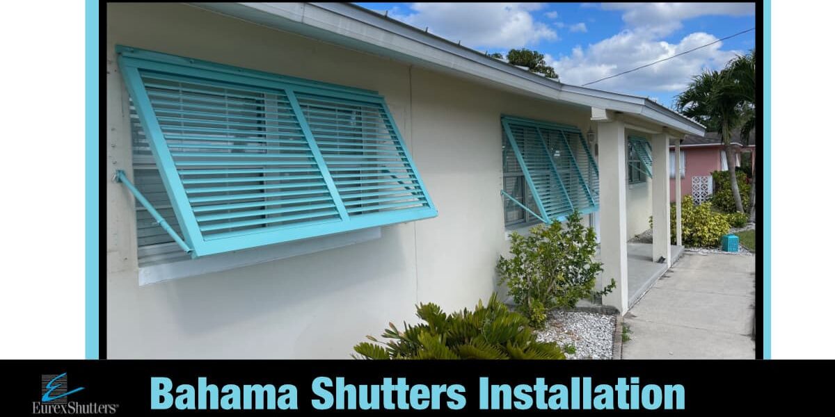 Tiffany aqua blue bahama shutters installation lehigh acres fl