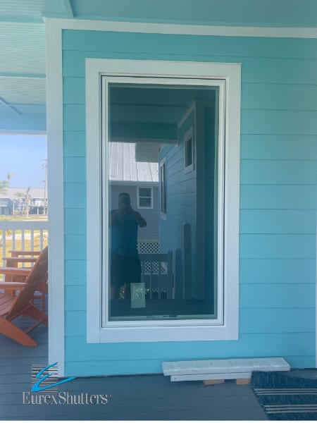 Impact glass window