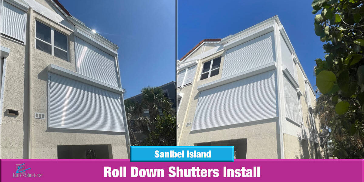 Sanibel Roll Down Shutter Installation Project