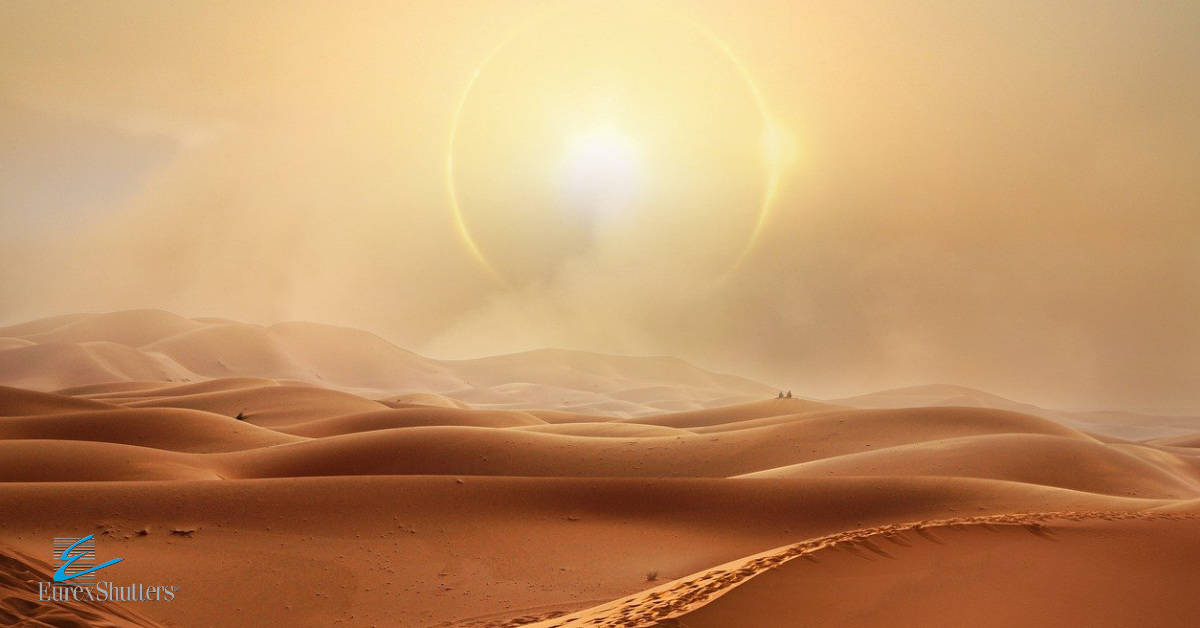 Saharan dust storm Florida