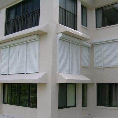 rolling shutters installation commercial building