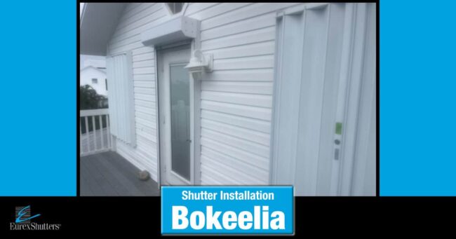 eurex blog post featured image hurricane shutters installed on a home in Bokeelia Florida