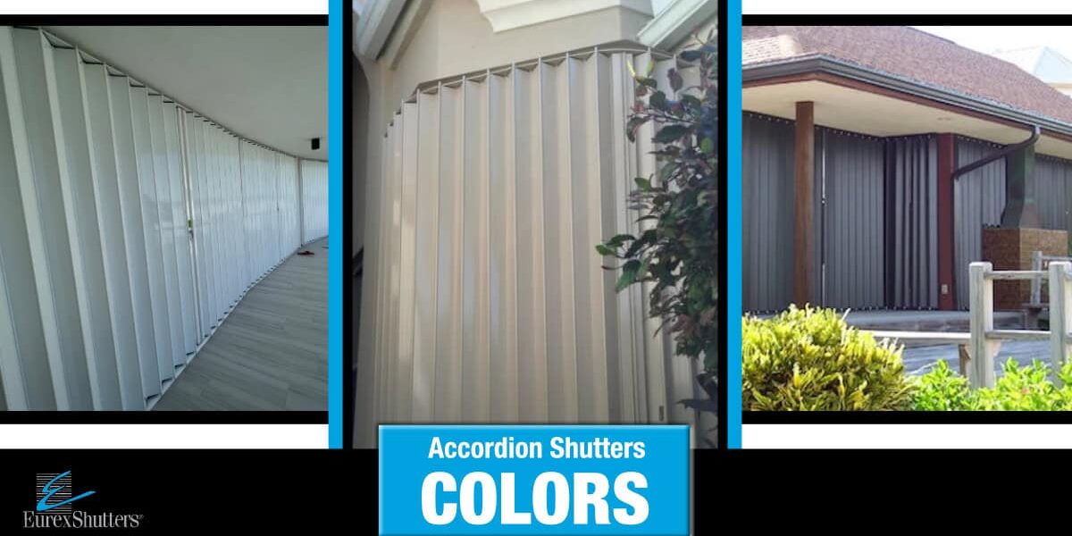 Accordion shutters colors