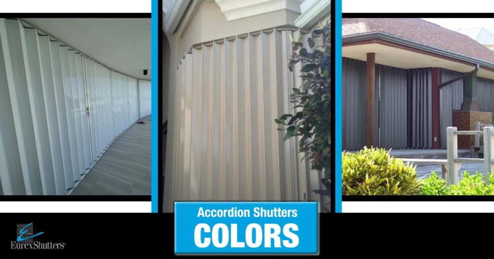Accordion shutters colors