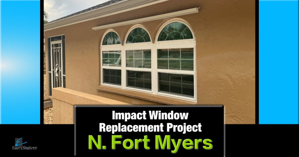 eurex-install-post Impact window replacement project North Fort Myers Florida