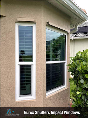 Impact windows installed on a home in Southwest Florida
