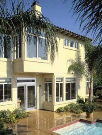 Aluminum impact sliding glass doors and impact windows