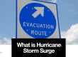 Hurricane storm surge