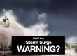Storm surge warning