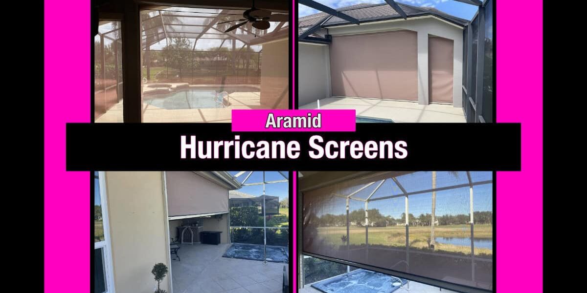 Aramid hurricane screens shown on four homes in Southwest Florida