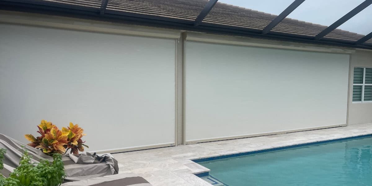 PTX aramid roll down hurricane screens