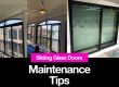 Sliding glass doors maintenance tips