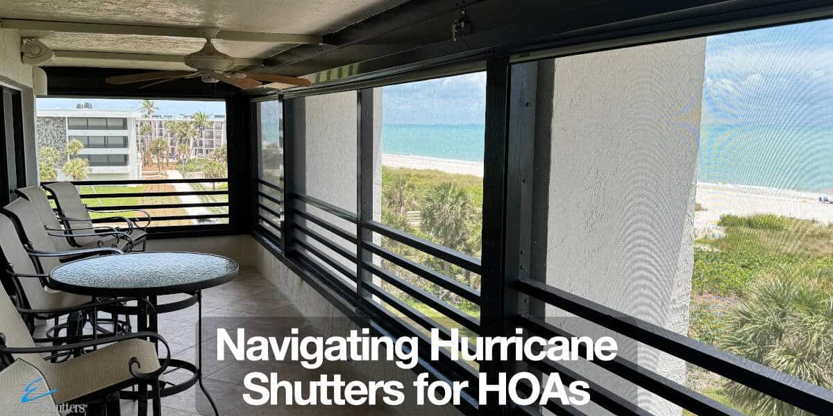 HOA restrictions for hurricane shutters