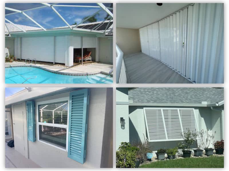 Decorative hurricane shutters