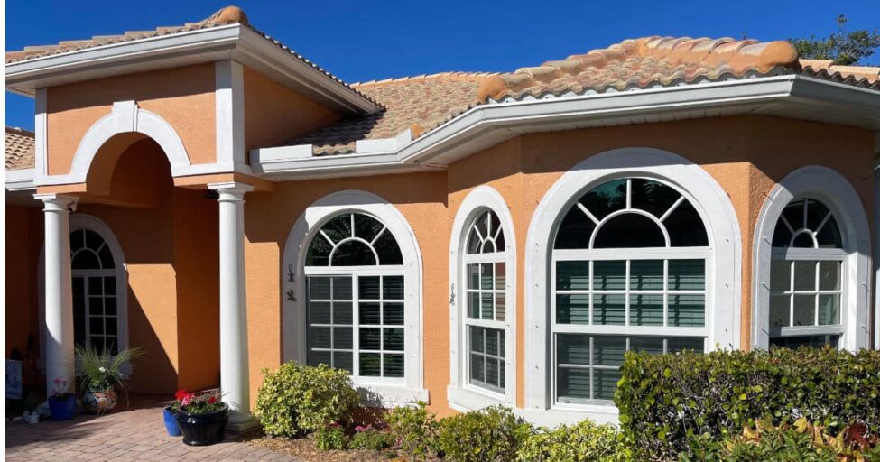 Hurricane proof windows on a home in Southwest Florida