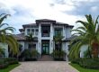 Colonial, British West Indies-Style home with hurricane protection